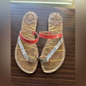 Sam and Libby leather strappy sandals